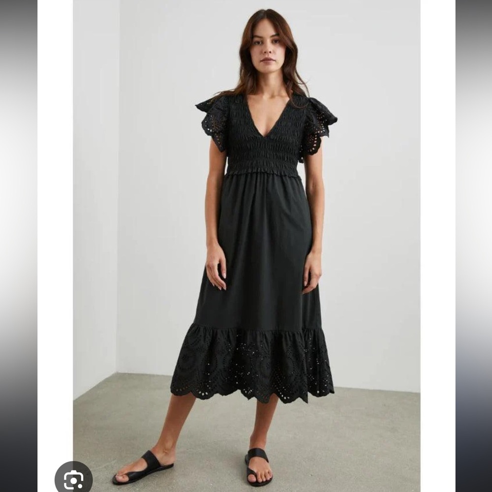 Rails Clementine Black Eyelet Dress
